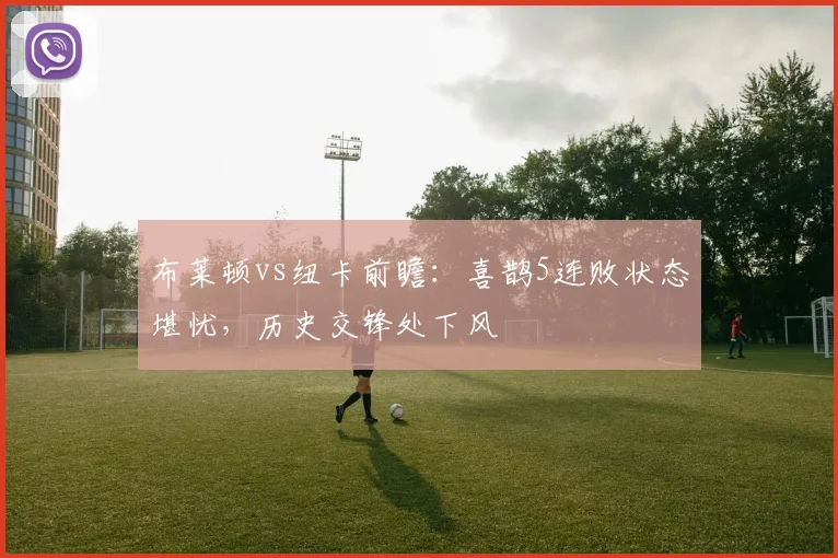 布莱顿vs纽卡前瞻：喜鹊5连败状态堪忧，历史交锋处下风